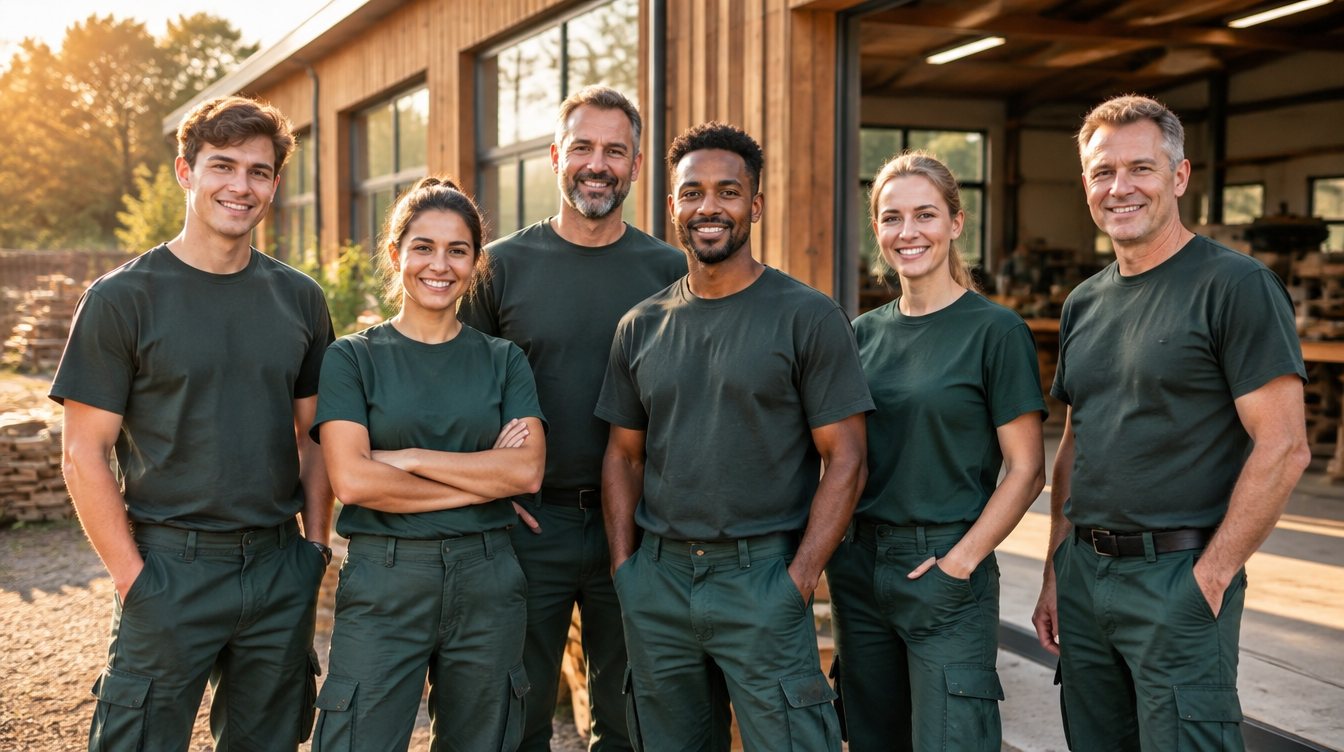Das Team der Tischlerei Mustermann